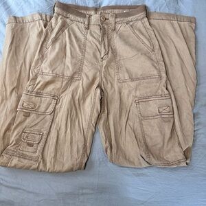 American Eagle Outfitters Tan Trousers Relaxed Fit